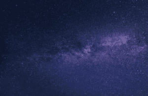 Purple Galaxy and Stars