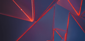 Abstract red triangles