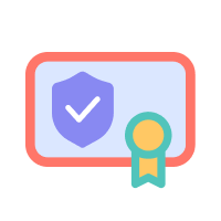 Secure + Trust + Certificate security graphic with a lock and combination with DataBanker