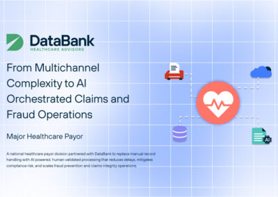 Case Study – Major Healthcare Payor