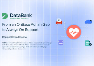 Case Study – Regional Iowa Hospital