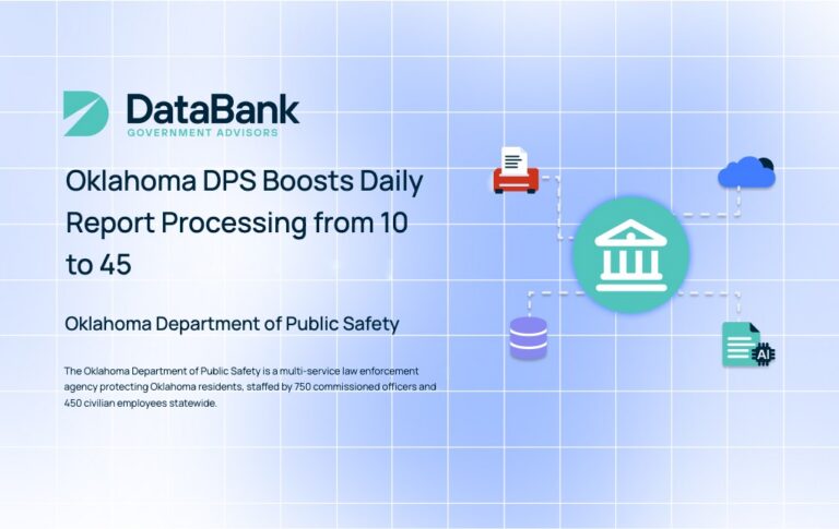DataBank case study featured image: Oklahoma DPS boosts daily report processing from 10 to 45